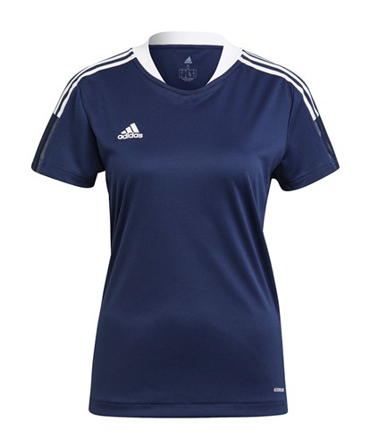Afbeelding T-SHIRT Adidas navy/wit dames